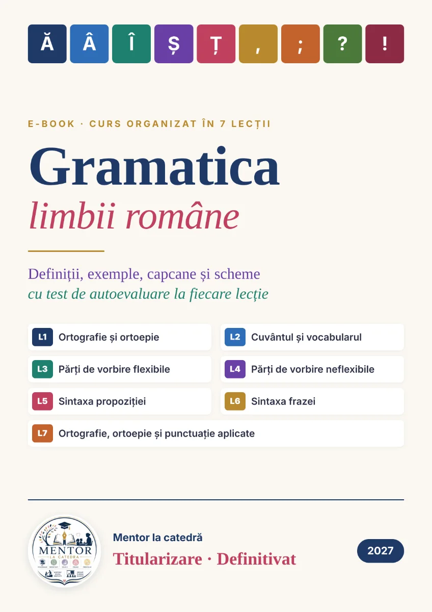 E-book Gramatică printabil PDF